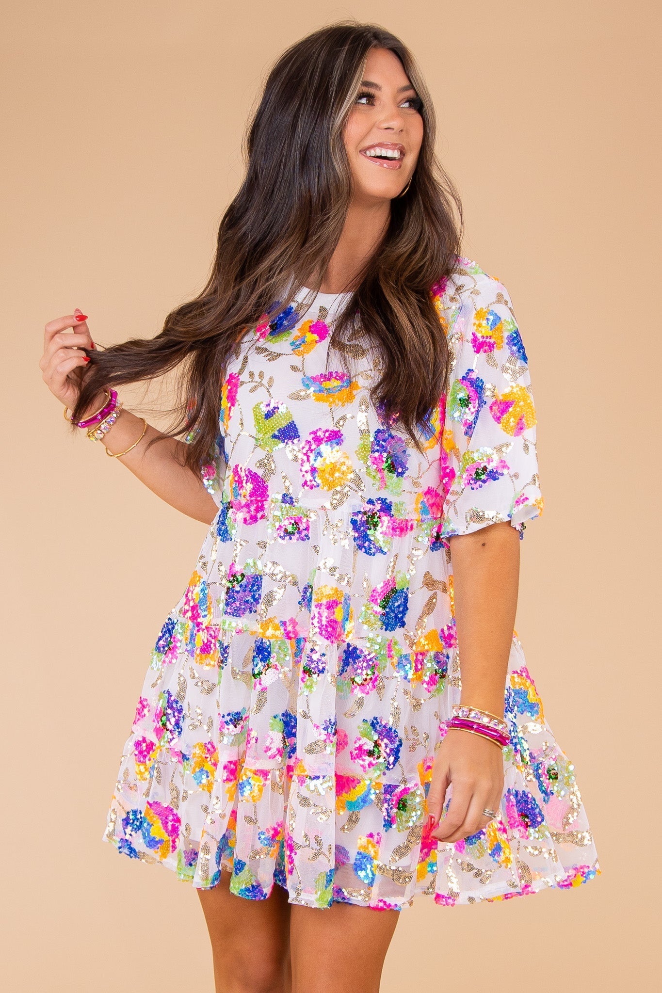 Floral Flair Dress