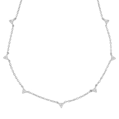 Sterling silver (s925) / Zircon gemstones - Necklace